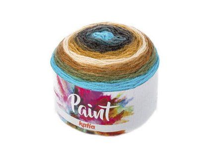 Katia Paint 68 Brown/Turquoise