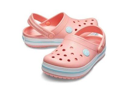 Crocs Kids Crocband Clog Melon/Ice Blue