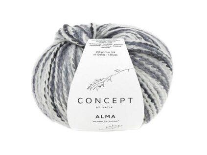 Katia Alma 300 Grey/Off White/Black