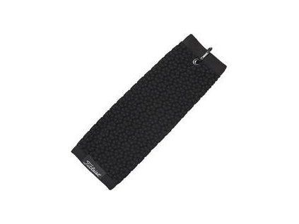 Titleist Tri-Fold Cart Towel Black