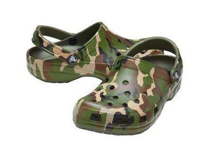 Crocs Classic Printed Camo Clog Army Green/Multi