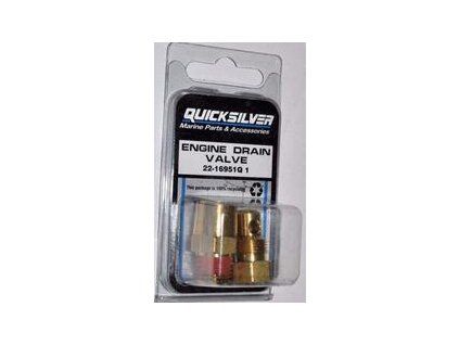 Quicksilver Drain Cock Plug Kit 22-16951Q1