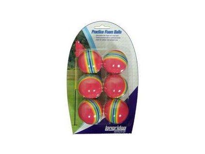 Longridge Multicoloured Foam Ball 6 Pk