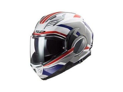 LS2 FF900 Valiant II Revo White Red Blue Helmet