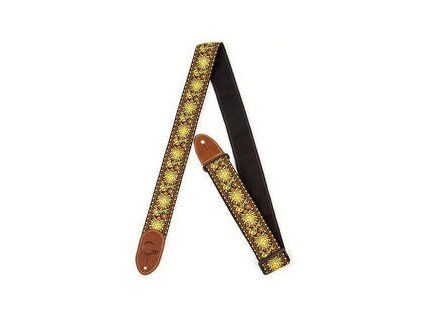 Gretsch G Brand Strap Yellow/Orange Brown Ends