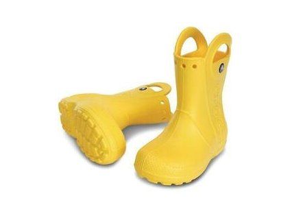 Crocs Kids' Handle It Rain Boot Yellow