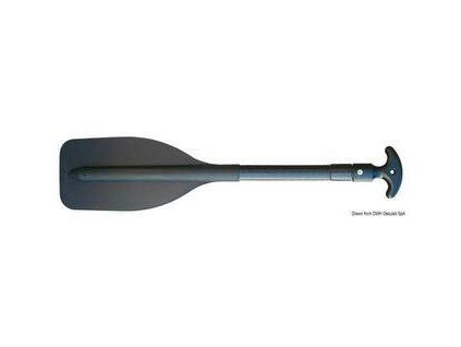 Osculati Telescopic mini paddle ALU Black