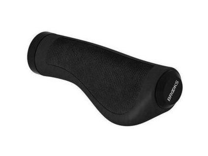 Brooks Ergonomic Rubber Grips 130/130 Black