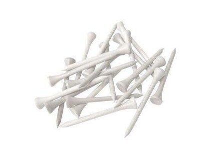 Longridge Wooden Tees mm White pcs