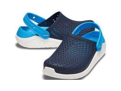 Crocs Kids' LiteRide Clog Navy/White