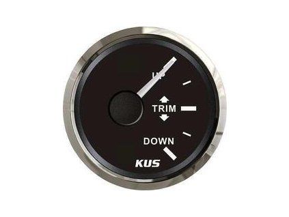 Kus Trim Gauge Black 52mm