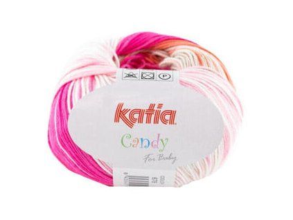 Katia Candy 678 Rose/White/Stone Grey