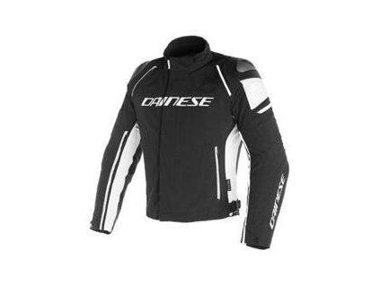 Dainese Racing 3 D-Dry Black-White Textile Jacket