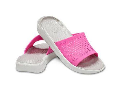 Crocs LiteRide Slide Electric Pink/Almost White 41-42