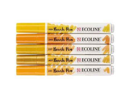 Ecoline Brushpen Brush Pen Earth 5 pcs
