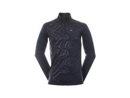 J.Lindeberg Henry Mid Layer Black Melange