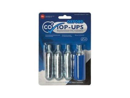 Oxford Top-ups CO2 Replacement Cartridges 4 Pack