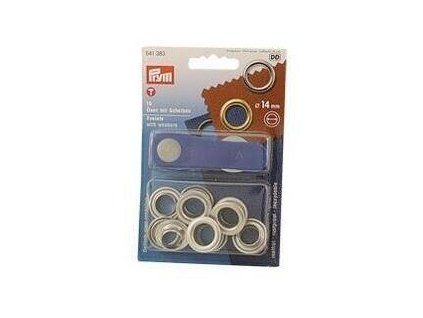 PRYM Eyelets + rings 14mm