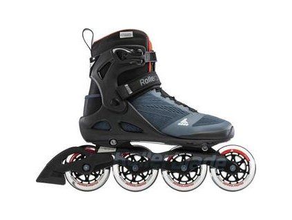 Rollerblade Macroblade 90 Roller Skates Orion Blue/Spicy Orange