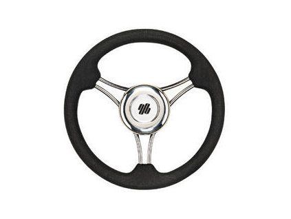Ultraflex V21B Steering Wheel Stainless 350 PU - Black
