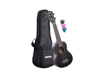 Cascha HH2305 Premium Tenor Ukulele Black