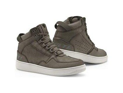 Rev'it! Jefferson Olive Green/White Motorcycle Boots
