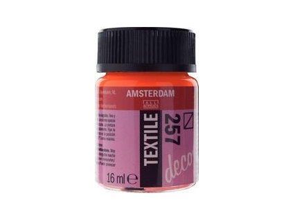 Amsterdam Textile Deco Fabric Paint 16 ml 257 Reflex Orange