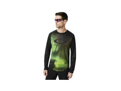 Oakley MTB LS Tech Tee Aurora Borealis