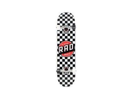 RAD Checkers Skateboard Complete Black