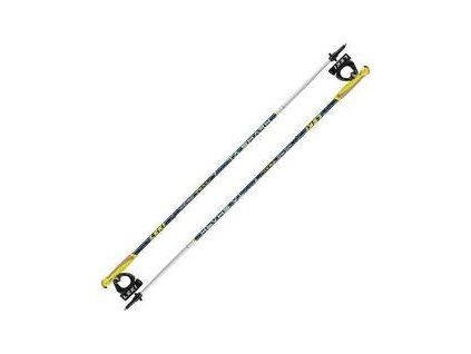 Leki Micro Trail TA Dark Blue Metallic/Neon Yellow/White cm