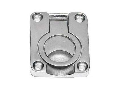 Osculati Heavy duty pull latch with ring Stainless Steel