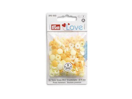 PRYM Snap Fasteners Color Snaps Pale 9 mm