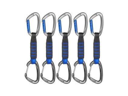 Mammut 5er Pack Crag Express Sets Straight Gate/Wire Gate Silver/Phantom 10 cm