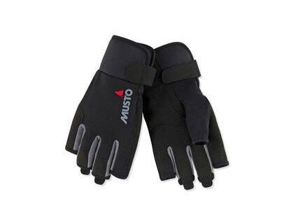 Musto Essential Sailing Short Finger Glove Black