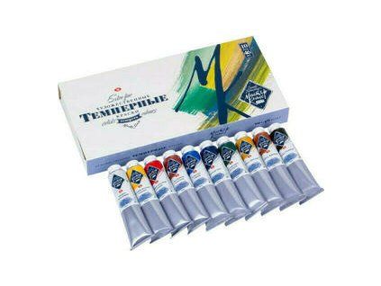 Nevskaya Palitra Set of Temperas Master Class 10x46 ml