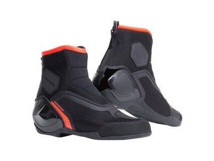 Dainese Dinamica D-WP Black/Fluo Red Motorcycle Boots