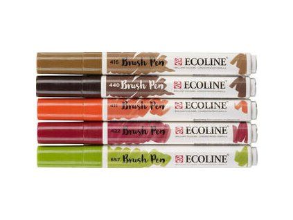 Ecoline Brushpen Brush Pen Autumn 5 pcs