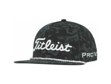 Titleist Black Camo Tour Rope Flat Bill Cap