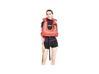 Cressi Snorkel Vest Standard Size Red