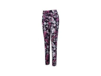 Callaway Floral Printed Pull On Womens Trousers Peacoat