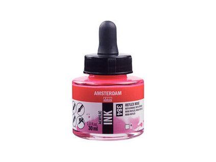 Amsterdam Acrylic Ink 30 ml 384 Reflex Rose
