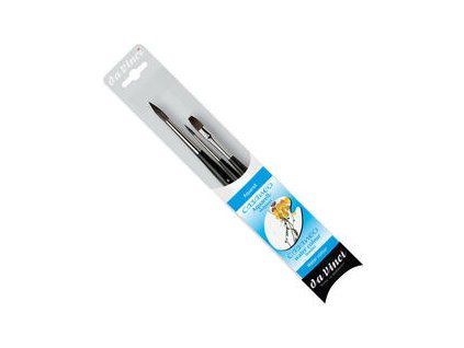 Da Vinci Set of Round Brushes 3 pcs