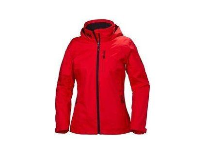 Helly Hansen W Crew Hooded Midlayer Jacket Alert Red