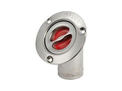 Osculati Fuel Deck Plug Polished SS 45° 38mm