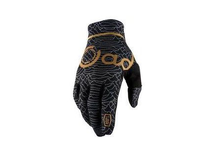 100% CELIUM 2 Gloves Cadence Black