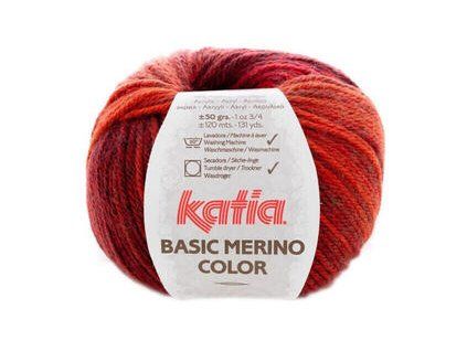 Katia Basic Merino Color 205 Red/Brown/Grey