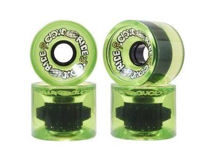 Cloud Ride Cruiser Wheels 69mm Translucent Neon Green