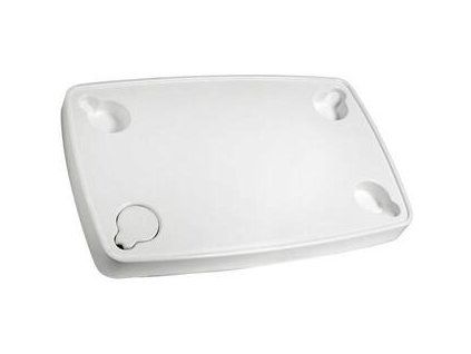Osculati ABS rectangular table white 81x51 cm