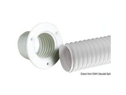 Osculati Flexible PVC hose white