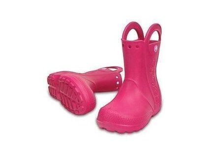 Crocs Kids' Handle It Rain Boot Candy Pink
